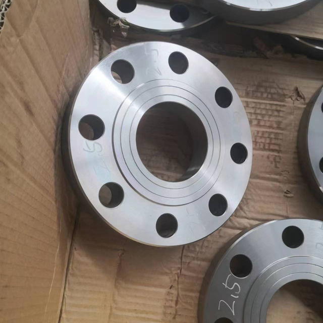 Flanges de aço inoxidável usinadas CNC personalizadas